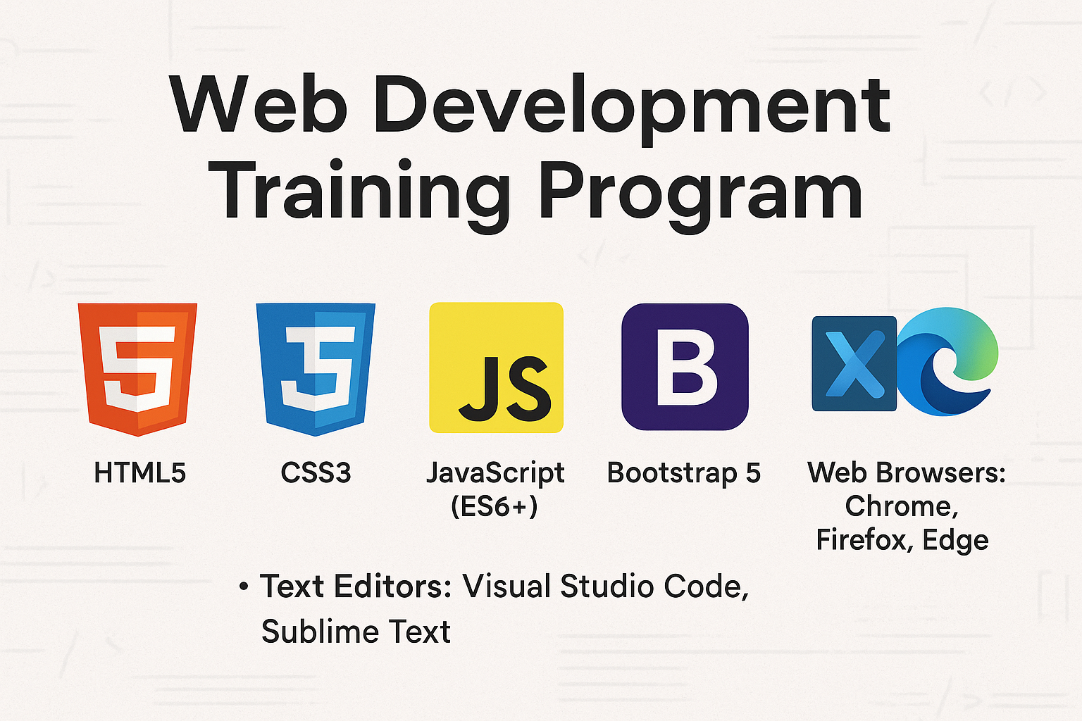 Web Development Training Program